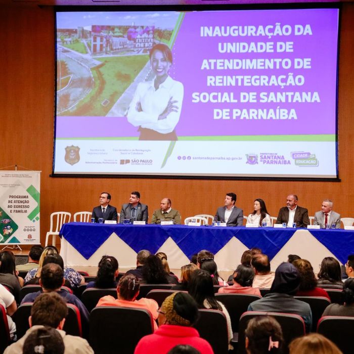 inauguração unidade de reintegração social